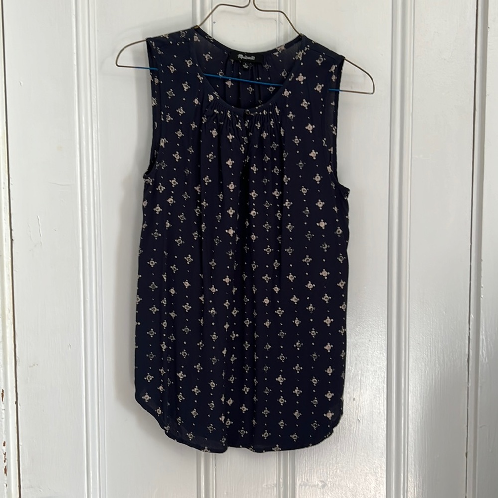 Madewell short sleeve blouse